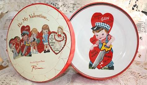 Valentines Decorative Dishes Valentine's Heart Plate Flower As By Gardenwhimsiesbymary On Etsy
