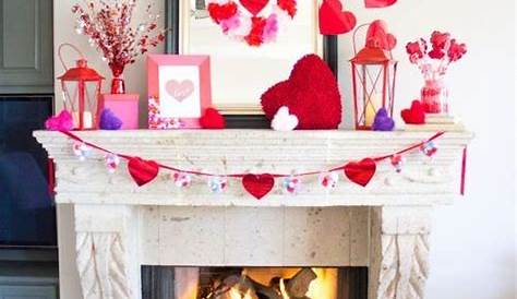 Valentines Fireplace Decor Handmade Ations Gifts Unique