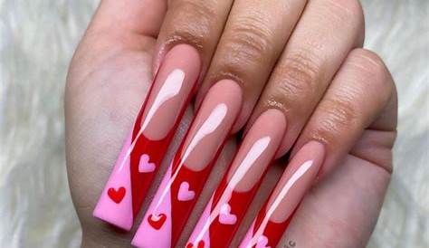 Valentines Nails Acrylic Indie