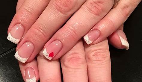 Valentines Nails With Diamonds 23 Romatic Heart Manicure Design For Valentine's Coffin