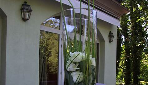 Vase En Polystyrene Transparent 18CMH FROSTED SOLIFLEUR VASE Home DecorClear Glass
