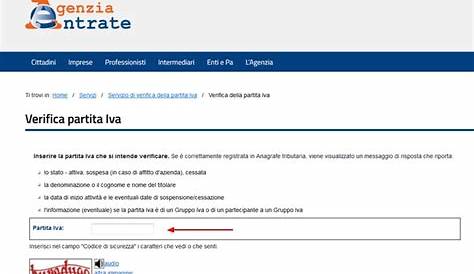 Come verificare una Partita IVA | Informarea