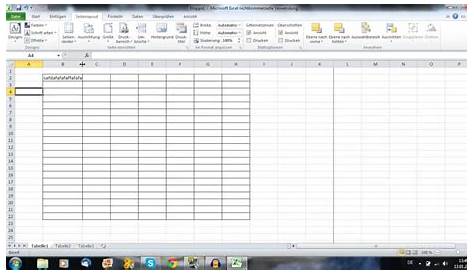 Excel VBA Tabelle: barrierefreie Softwareentwicklung - Sehbehinderung