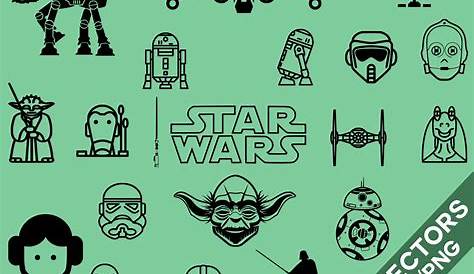 Pin on Star Wars Clipart, Silhouette, SVG, PNG, Character