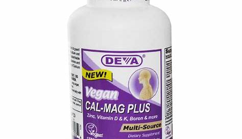 Vegan Plus Tablets Deva, , CalMag , 90 IHerb