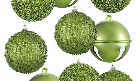 Velvet Green Christmas Ornaments