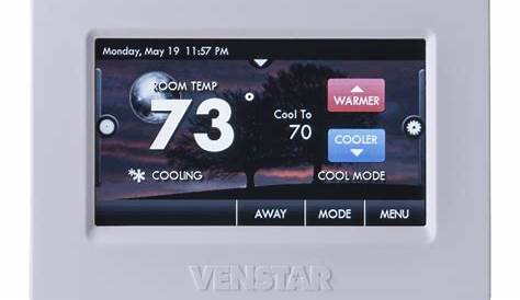 Venstar T5800 ColorTouch Owner's Manual and Installation Instructions