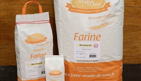 Farine BISE T 80 en sac de 2kg - Vente en ligne de farines - Moulin