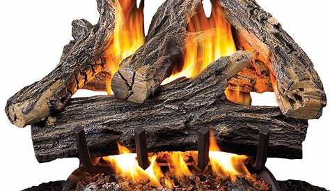 Peterson Real Fyre 36Inch Charred Split Oak Gas Log Set With Vented