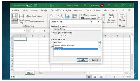 Introducción a los pasos para crear Macros en Excel