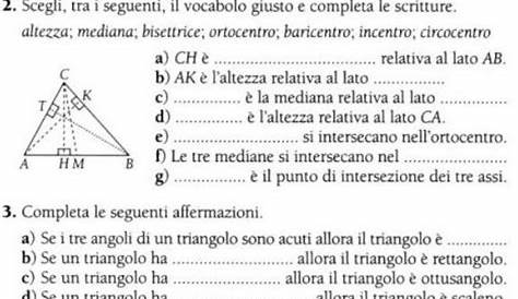 matematicamedie: Schede verifica triangoli