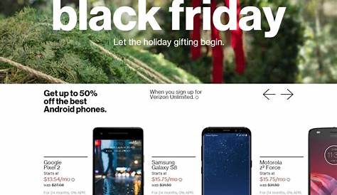 Verizon Black Friday 2017 Samsung S9 Gift Card Ad