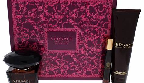 Versace Black Crystal Gift Set Noir Perfume For Women 3 Piece