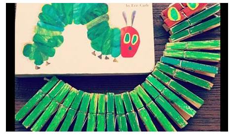 Very Hungry Caterpillar Clothespin Craft Happy Home Fairy