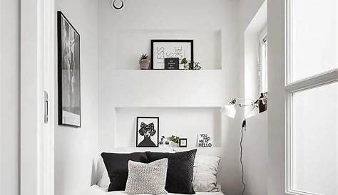 Cute tiny guest room Very Small Bedroom, Small Bedroom Designs, Master