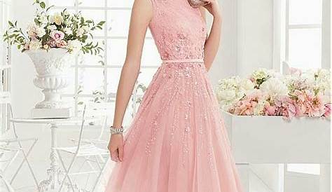 Hermoso vestido en color palo de rosa | A line cocktail dress, Ball