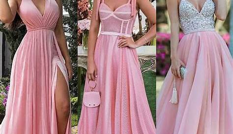 30 vestidos rosa para madrinhas de casamento e formandas - Pronta pra Festa