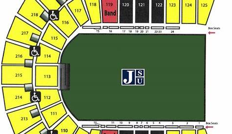 VyStar Veterans Memorial Arena Interactive Seating Chart