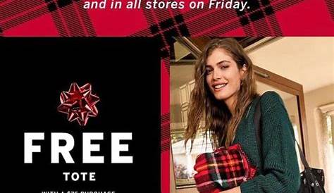 Victoria's Secret Black Friday 2021 Ad, Sale & Free Tote Bag Offer