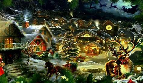 Victorian Christmas Desktop Wallpaper