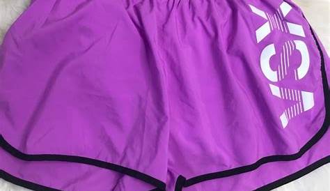 Victoria's Secret Pink Shorts Track Athletic Workout Polyester Love