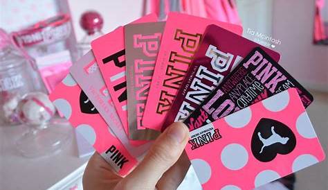 💖 PINK Gift Cards!! | Pink gifts, Victoria's secret pink, Secret pink