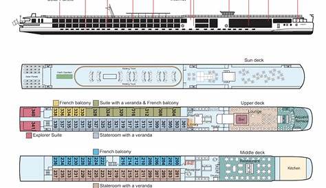 Viking Mekong Cruise Ship Deck Plan - Viking River Cruises | Viking