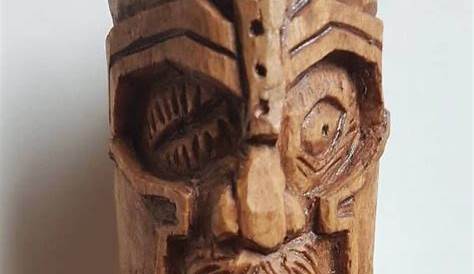 Carved Wood Viking with Helmet Wall Hanging | Carving, Vikings, Viking art