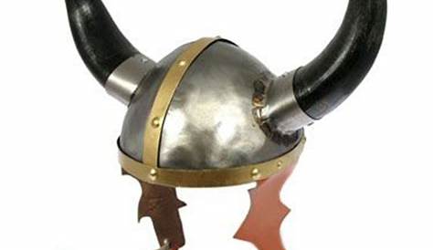 Forum Deluxe Viking Helmet with Horns, Brass, One Size Costume: Amazon