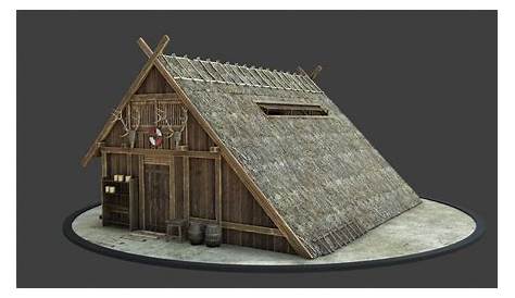 3D viking house 02 model - TurboSquid 1567433