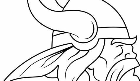 Minnesota Vikings NFL logo - Coloring Pages for kids