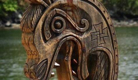 Viking ships often had Dragons heads mounted on the bow to scare off