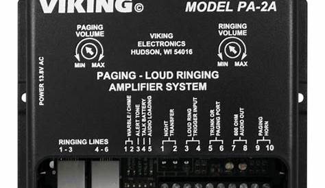 Download free pdf for Viking 25AE Paging Horn Other manual