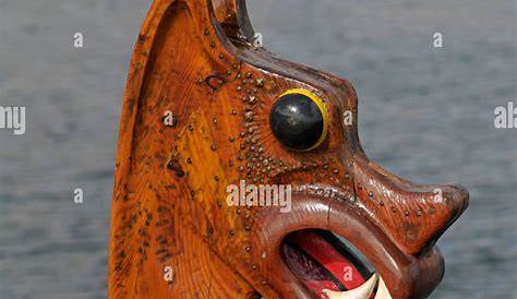 Dragon Figurehead on the 'Hugin' | Ship figurehead, Viking ship, Viking