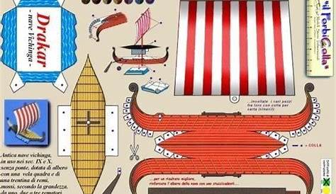 PAPERMAU: Viking Ship Paper Model In 1/72 Scale - by Kallboys