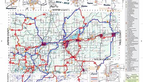 Vilas County Atv Trail Map