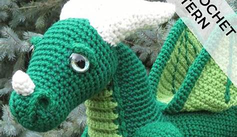 Amigurumi crochet pattern for Falkor inspired luck dragon - Salvabrani