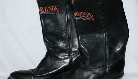 Vintage Harley Davidson Cowboy Boots