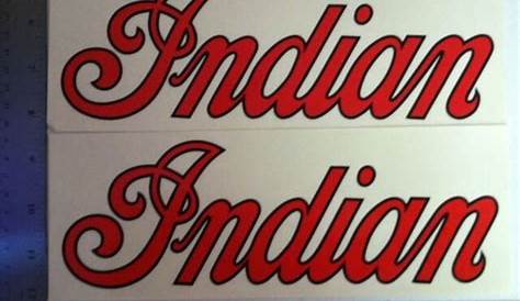 Indian Motorcycles Vinyl Decal #11 | Vinyl decals, Vinyl, Indian motorcycle