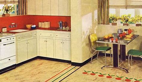 The Beautiful World of 1940s Linoleum Flooring The Vintage Inn