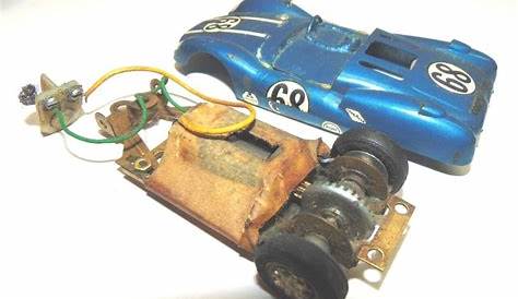 Vintage Parts Cars | Vintage Slot car Parts Lot Bodies-Chassis-Motors