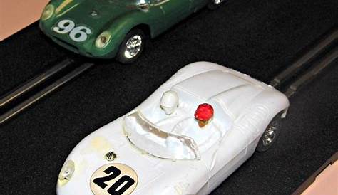 Vintage Strombecker Slot Car Race Set Sold by Sears, Roebuck and