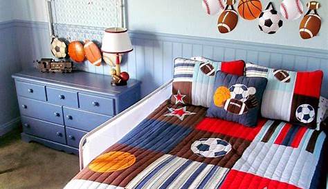 Vintage Sports Bedroom Decor
