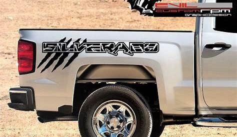 2 Truck vinyl decal racing sticker Stripes GMC Sierra hood factory