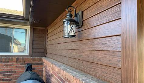 Vinyl Siding That Looks Like Wood Logs Log Style Panels Rustic Cabin Look For Less