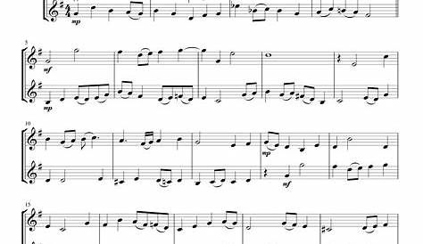 Violin Duet sheet music for Violin download free in PDF or MIDI
