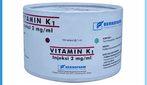 Vitamin K1 1mg/1ml có dược chất chính là Phytomenadion.