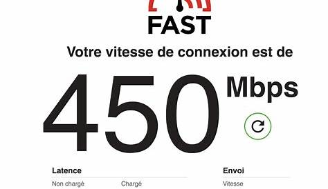 Test de débit Fibre et ADSL : vitesse de sa connexion internet (speedtest)