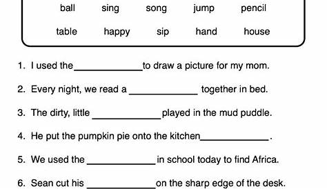 12+ Blank Vocabulary Worksheet Templates Word, PDF