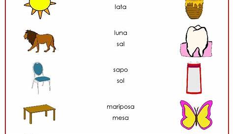 Actividades para niños de primaria Vocabulario L0
